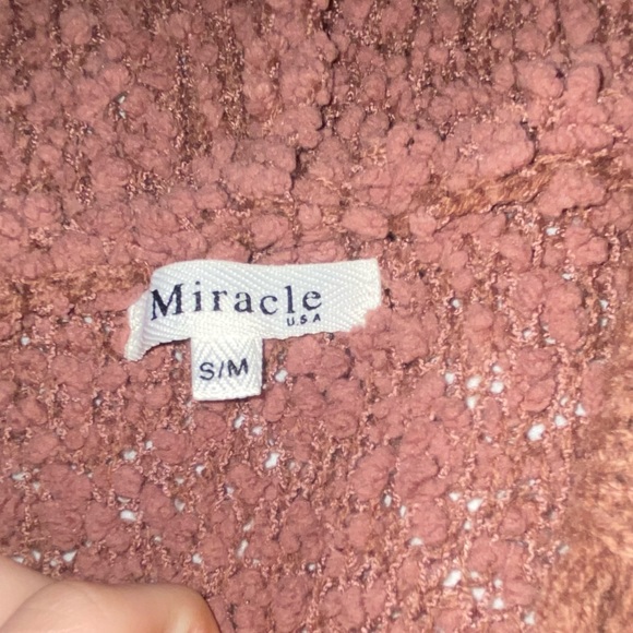Beautiful Miracle USA, Fuzzy Mauve hoodie - Picture 3 of 5